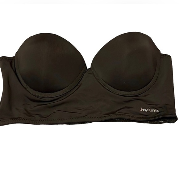 Daisy Fuentes black padded pushup‎ 4way convertible strapless bra size 34B new - Picture 2 of 2